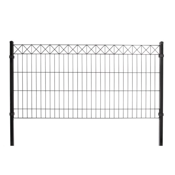 Paneeliaitasetti tarvikkeineen, musta, X -koristeella, 100 cm, 8 moduulia