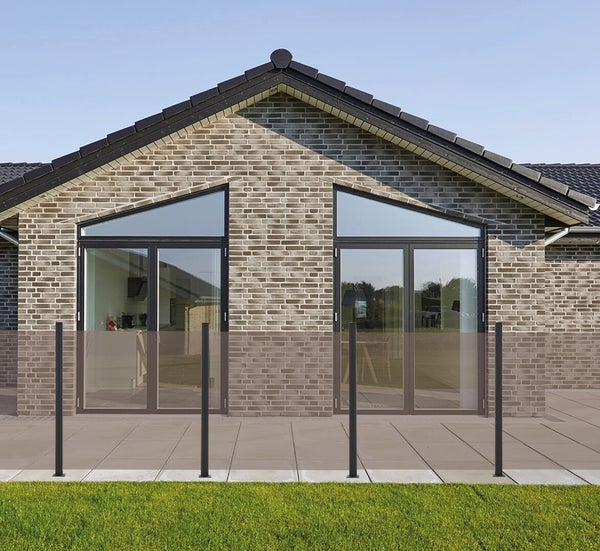 HORTUS Lasipaneeliaitasetti 80 x 100 cm (1 paneeli ja 1 tolppa)