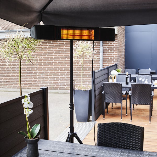 Terassil&auml;mmitin HEAT1 ECO High-line 2000W, BT -sovellus ja kaiuttimet