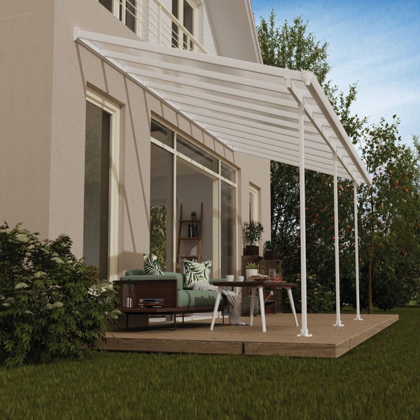 Palram - Canopia Feria terassikatos 18,1 m2, valkoinen