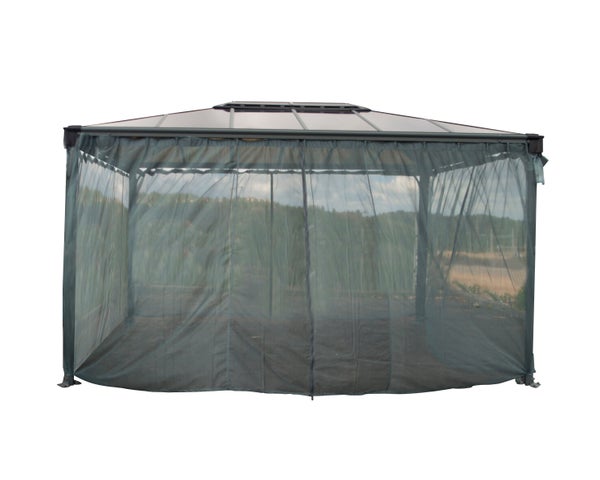 Palram - Canopia Martinique 4300 hy&ouml;nteisverkkosetti puutarhapalviljonkiin