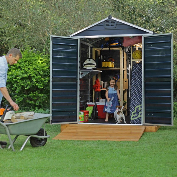 Pihavaja Palram - Canopia SKYLIGHT 4,2 m2 Keskiy&ouml;n harmaa