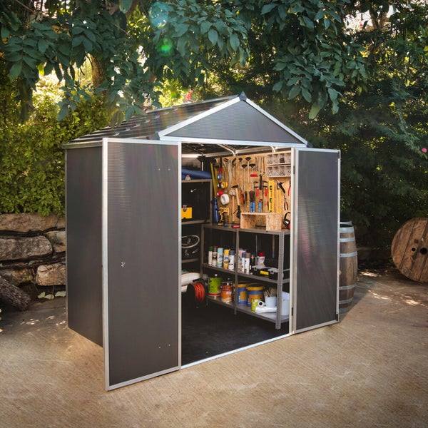 Pihavaja Palram - Canopia RUBICON 5,4 m2 keskiy&ouml;n antrasiitti