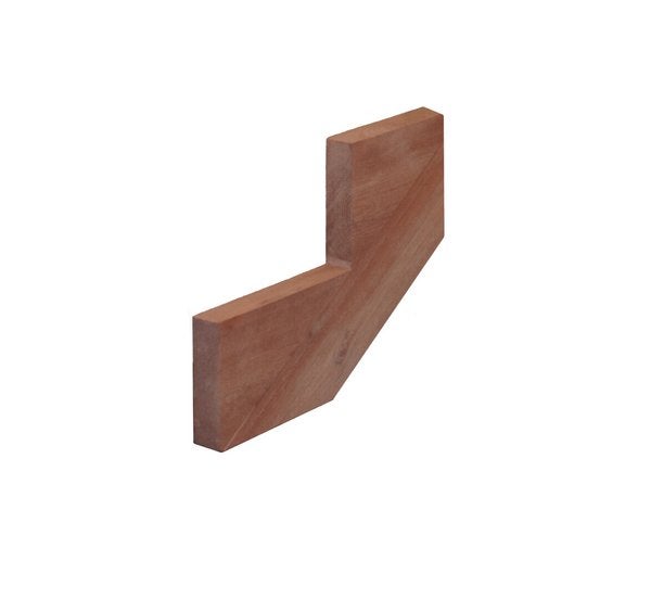 Porrasrunko, kaksi porrasta, painekyll&auml;stetty ruskea HORTUS