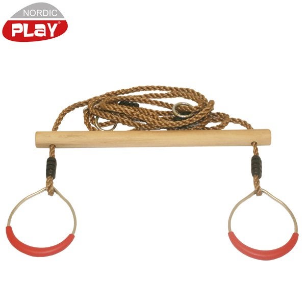 NORDIC PLAY Trapetsikeinu renkailla, puuta