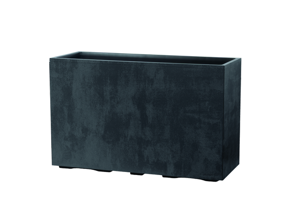 Millennium suorakaiteen muotoinen kukkalaatikko py&ouml;rill&auml; - Antracite P98 x L37.5 x K62