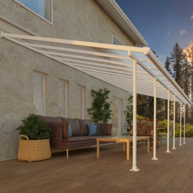 Terassikatos Feria 4 x 8,50 m, valkoinen Palram - Canopia