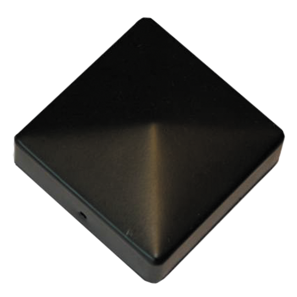 5 kpl pakkaus. Tolpanhattu, musta, 71 x 71 mm