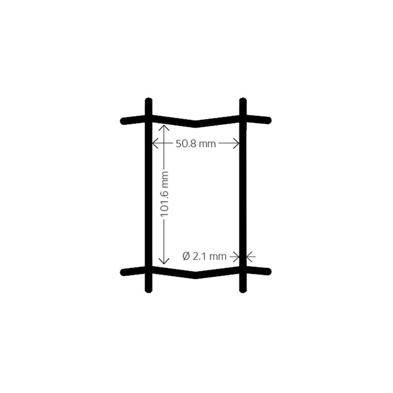 Puutarha-aita, 0% PVC, musta, 5 x 10 cm, 60 cm x 25 m