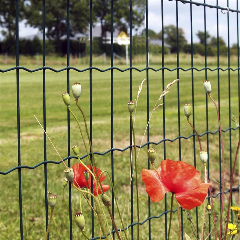 Puutarha-aita, 0% PVC, musta, 5 x 10 cm, 80 cm x 10 m