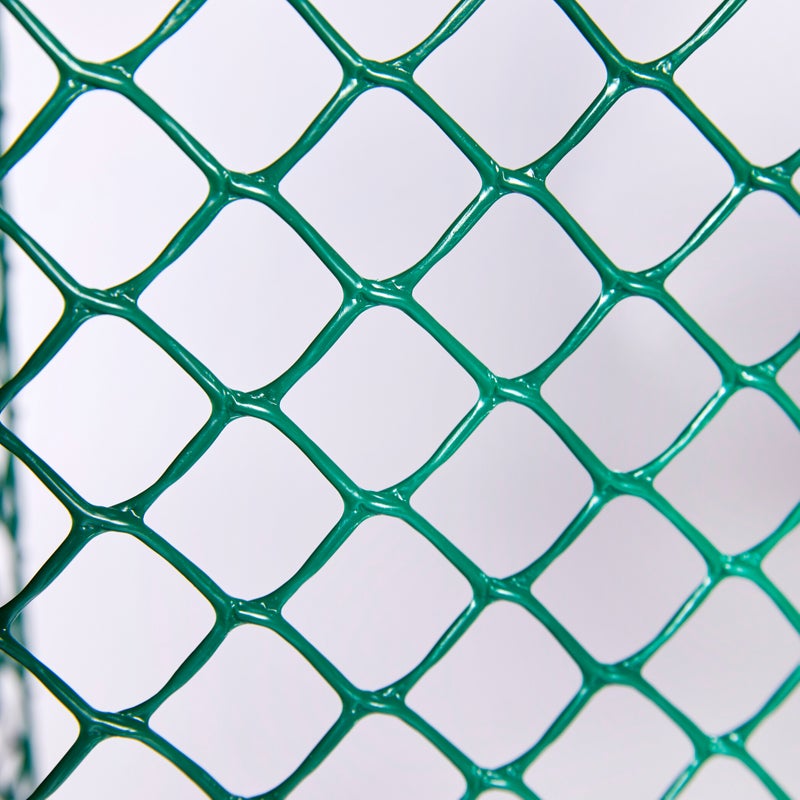 Puutarha-aita, vihre&auml; muovi, silm&auml; 25 x 30 mm, 0,9 x 10 m