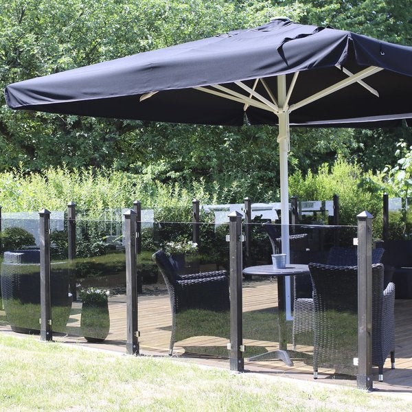 HORTUS Lasinen puutarha-aita, paneeli 500 x 1000 mm