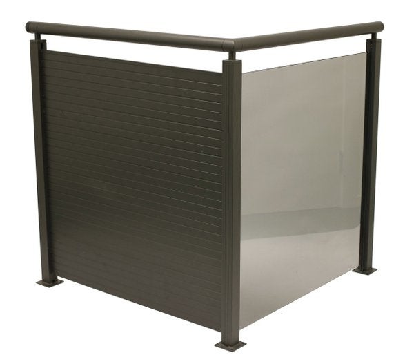 Alumiinilamellit 100 x100 cm aitaan