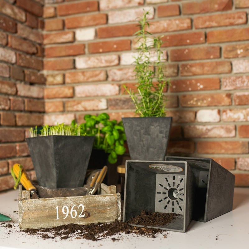 Ella ruukku art stone - Black P30 X L30 X K29