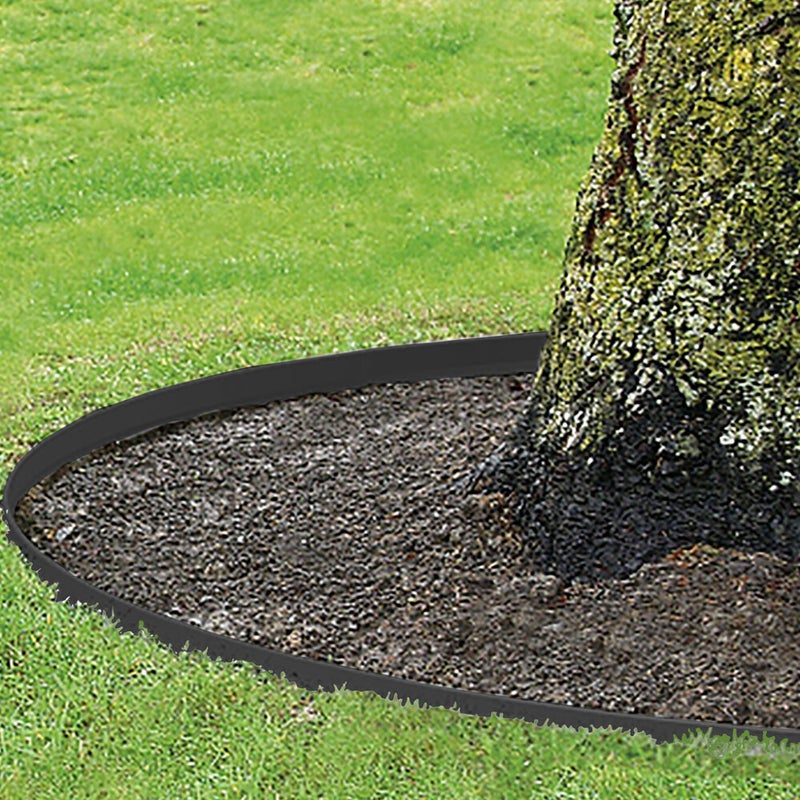 HORTUS Metallinen rajausreuna pituus 4,72 m, musta.