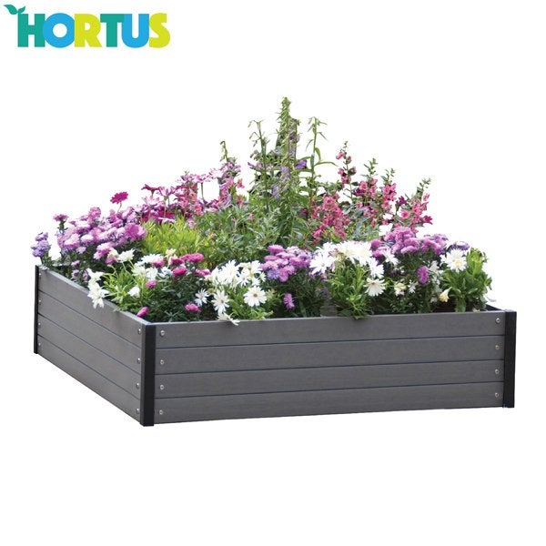 HORTUS istutuslaatikko, komposiitti 24 x 110 x 110 cm