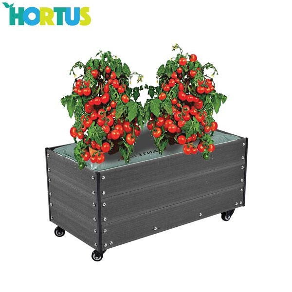 HORTUS istutuslaatikko py&ouml;rill&auml; komposiitti 36 x 50 x 90 cm