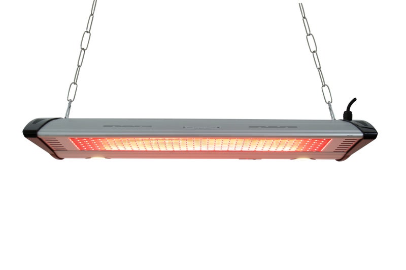 HORTUS Terassil&auml;mmitin ripustettava 1000/2000 W, GT, kaukos&auml;&auml;timell&auml;, hopea