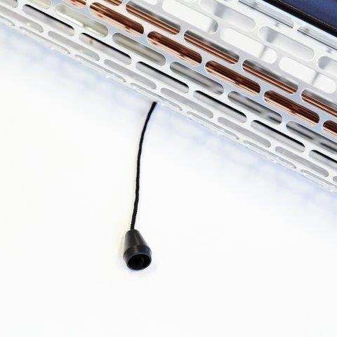 HORTUS Terassil&auml;mmitin sein&auml;malli 1500 W, GT, musta