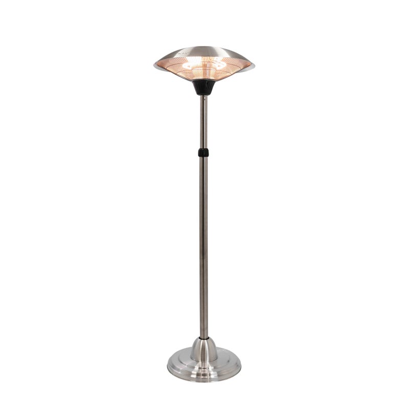 HORTUS Terassil&auml;mmitin lattiamalli s&auml;&auml;dett&auml;v&auml;ll&auml; jalalla 900/1200/2100 W, HA, hopea