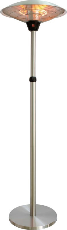 HORTUS Terassil&auml;mmitin lattiamalli s&auml;&auml;dett&auml;v&auml;ll&auml; jalalla 900/1200/2100 W, HA, hopea