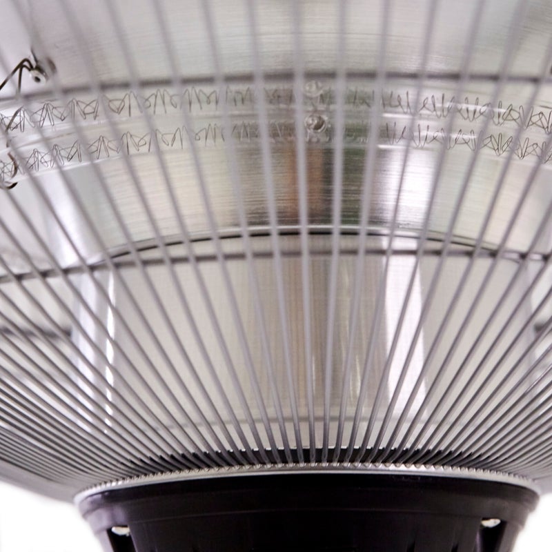 HORTUS Terassil&auml;mmitin lattiamalli s&auml;&auml;dett&auml;v&auml;ll&auml; jalalla 900/1200/2100 W, HA, hopea