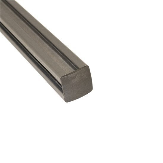 Tolppa alumiini musta 8,4 x 8,4 x 270 cm terminus