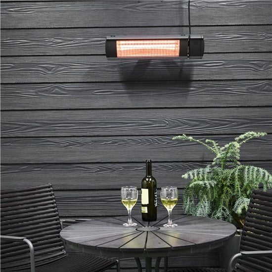 HEAT1 ECO High-line 1500 W antrasiitti