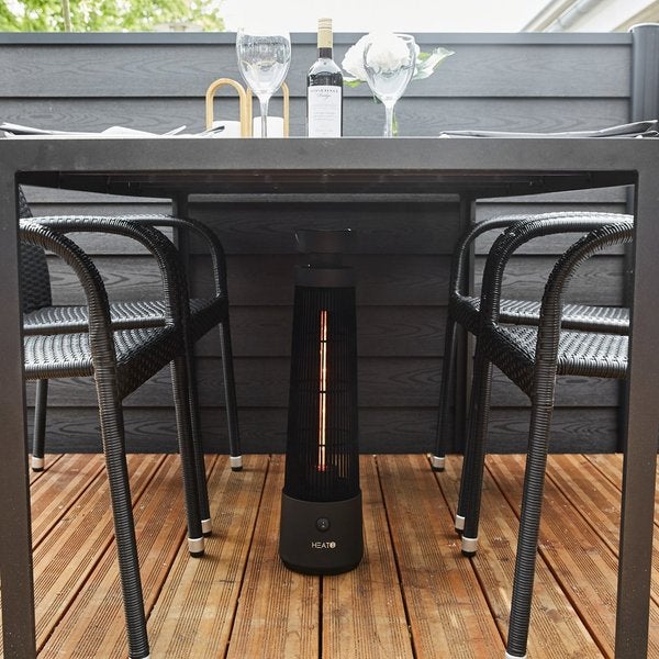 HEAT1 ECO high-line p&ouml;yd&auml;nalusmalli "Cone" 1200W, musta