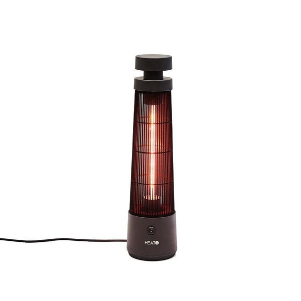 HEAT1 ECO high-line p&ouml;yd&auml;nalusmalli "Cone" 1200W, musta