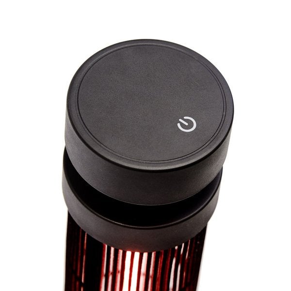 HEAT1 ECO high-line p&ouml;yd&auml;nalusmalli "Cone" 1200W, musta