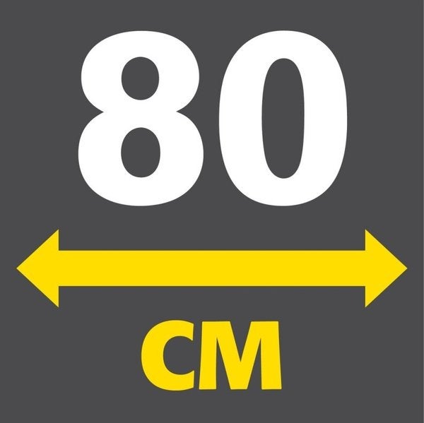 ARTWEGER BY JUWEL Kuivausteline sein&auml;lle 80 CM