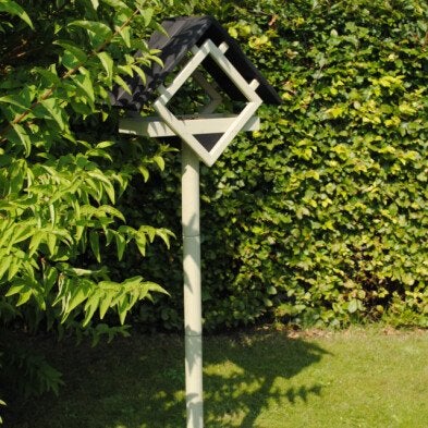 Jalallinen lintulauta, musta, oliivinvihre&auml; jalka HORTUS