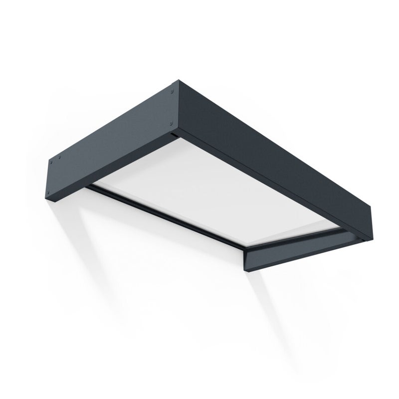 Palram - Canopia SOPHIA 160 x 95 cm  ovikatos, valkoinen/opaali