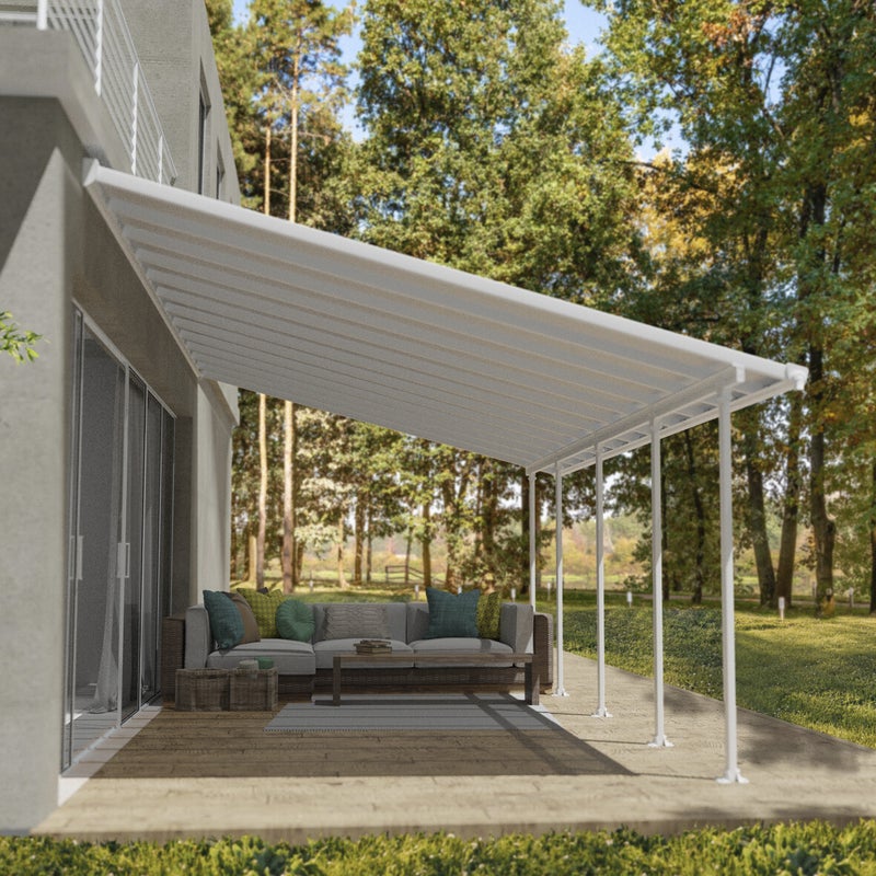 Palram - Canopia Feria terassikatos 4x7,87 m, valkoinen