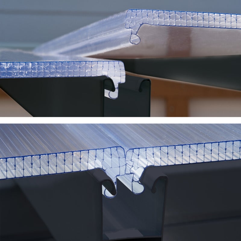 Palram - Canopia Feria terassikatos 4x7,87 m, antrasiitti