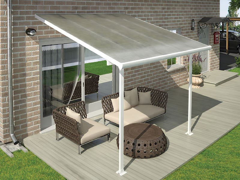 Palram - Canopia Feria terassikatos 9,1 m2, valkoinen