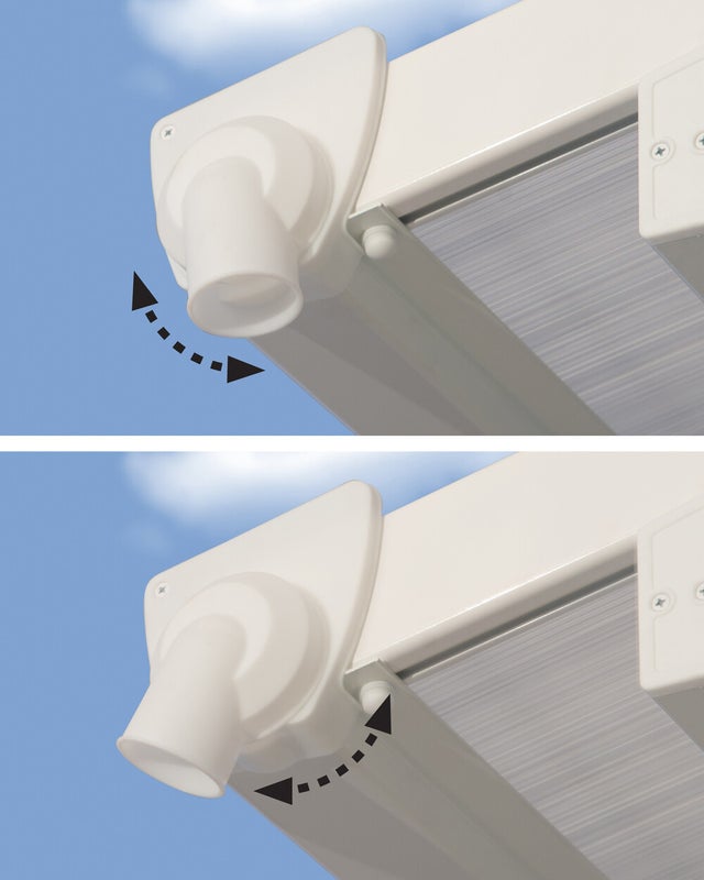 Palram - Canopia Feria terassikatos 9,1 m2, valkoinen