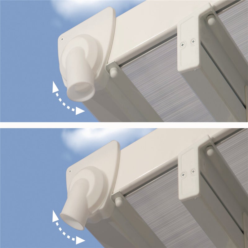 Palram - Canopia Feria terassikatos 4x4,2 m, valkoinen