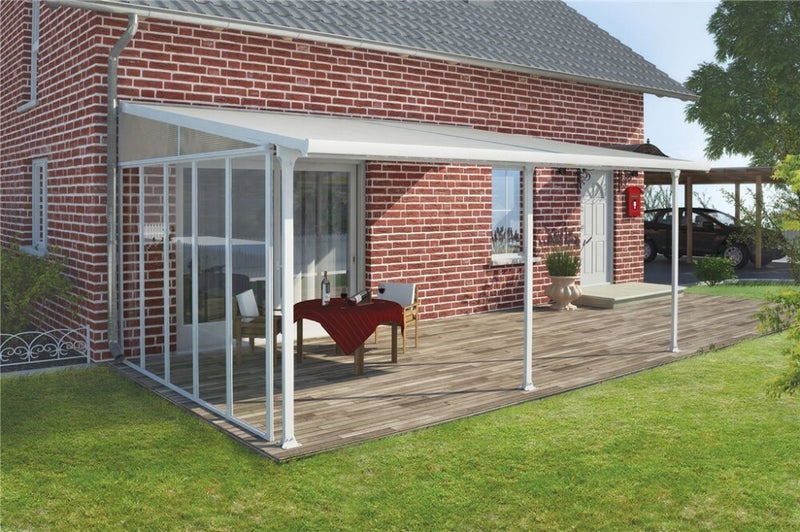 Palram - Canopia Feria Sivusein&auml; 4m valkoinen