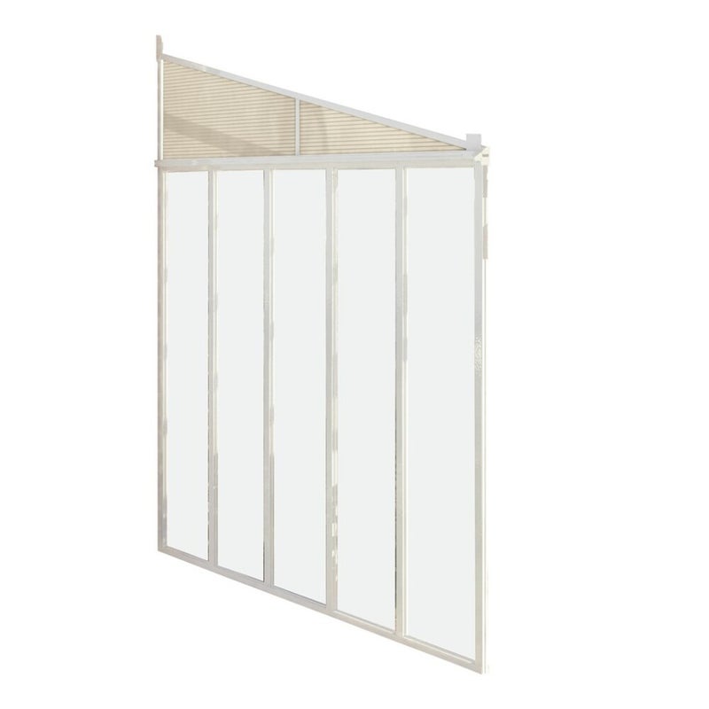 Palram - Canopia Feria Sivusein&auml; 4m valkoinen