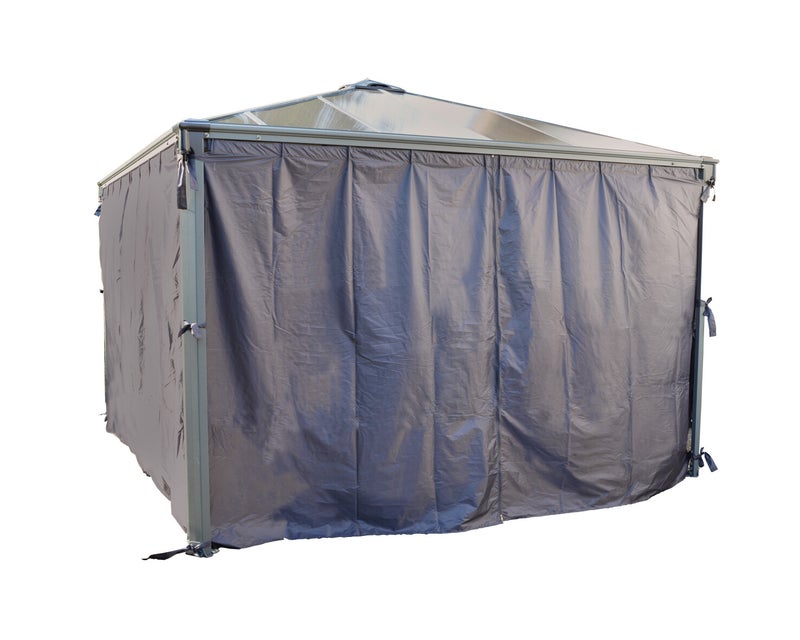 Palram - Canopia Palermo/Martinique verhosetti 3000/3600, harmaa