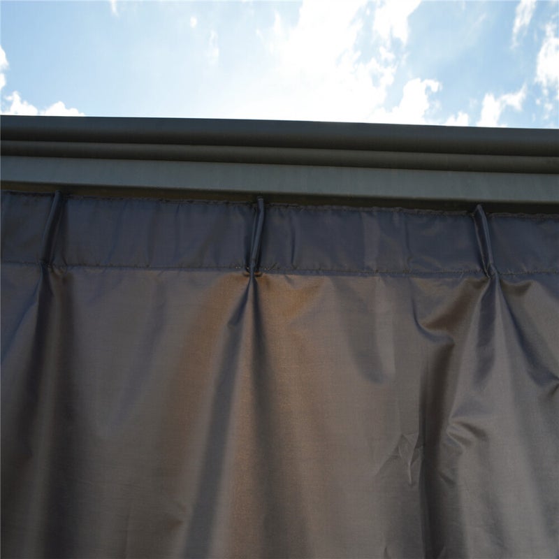 Palram - Canopia Palermo/Martinique verhosetti 3000/3600, harmaa