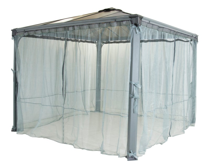 Palram - Canopia Palermo/Martinique hy&ouml;nteisverkkosetti 3000/3600, harmaa