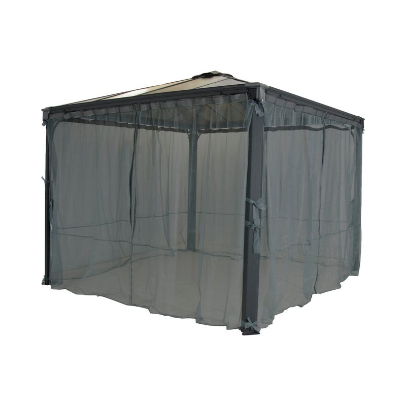 Palram - Canopia Palermo/Martinique hy&ouml;nteisverkkosetti 3000/3600, harmaa