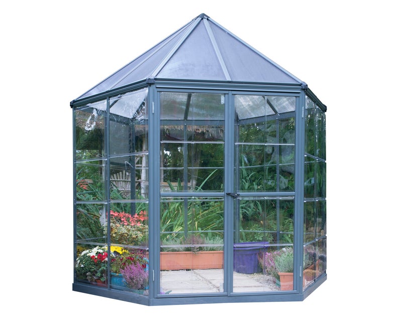 Palram - Canopia Oasis kuusikulmainen kasvihuone 4 m2
