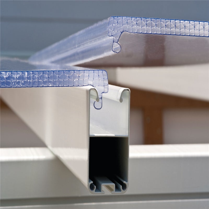 Palram - Canopia Feria terassikatos 21,6 m2, valkoinen