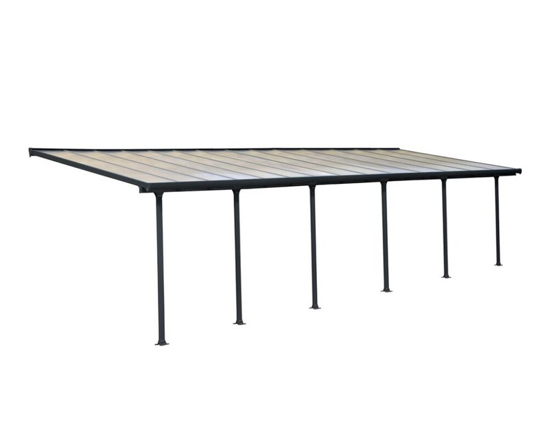 Palram - Canopia Feria terassikatos 25,1 m2, antrasiitti