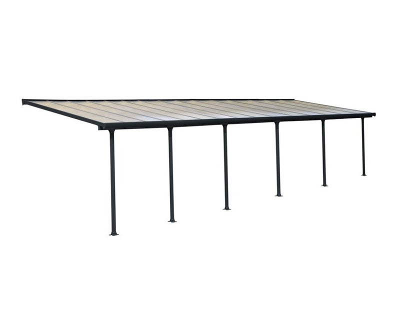 Palram - Canopia Feria terassikatos 28,6 m2, antrasiitti