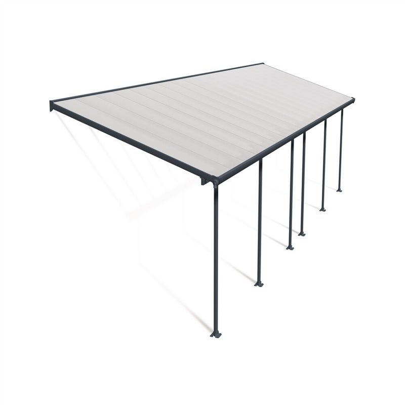 Palram - Canopia Feria terassikatos 28,6 m2, antrasiitti